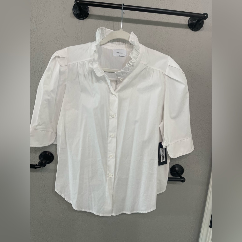 Adrienne brand white top